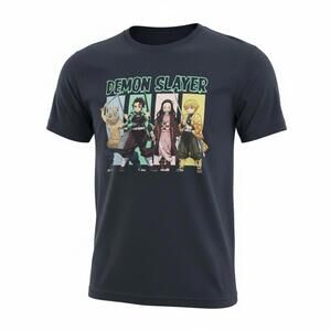 Demon Slayer Graphic Tee Black Adult M